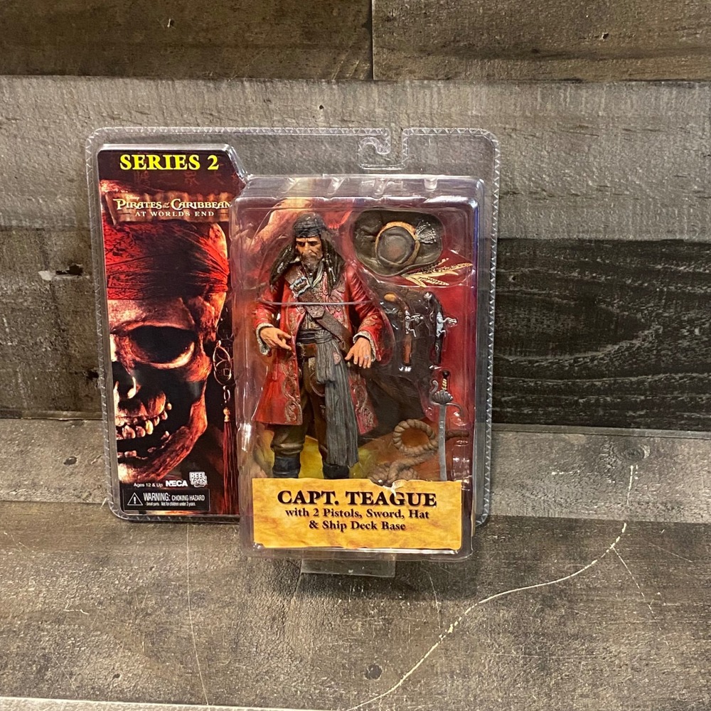 NECA Pirates of the Caribbean At Worlds End Series 2 Capt Teague Action Figure